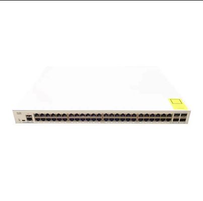Port Gigabit Ethernet CBS350-48P-4X 48 X 10 100 1000 PoE + Sakelar Ethernet Industri SFP