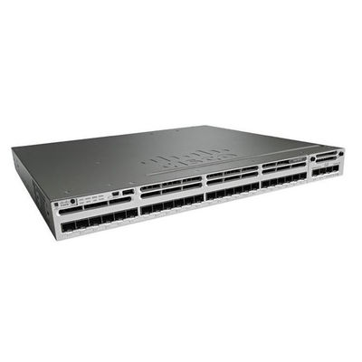 WS-C3850-24S-S Gigabit Ethernet Switch Jaringan Cisco Catalyst 3850 24 Port GE SFP