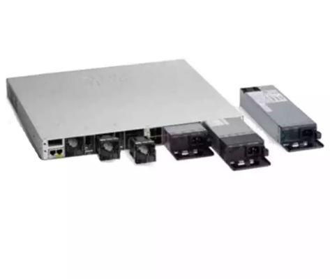 C9300L-48P-4X-E ​​SFP Transceiver Uplink Ethernet Beralih 48p PoE 4 X 10G